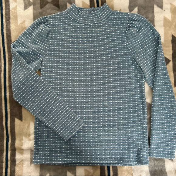 Madewell Jacquard Puff-Sleeve Mockneck Top
Size Small - Picture 3 of 8